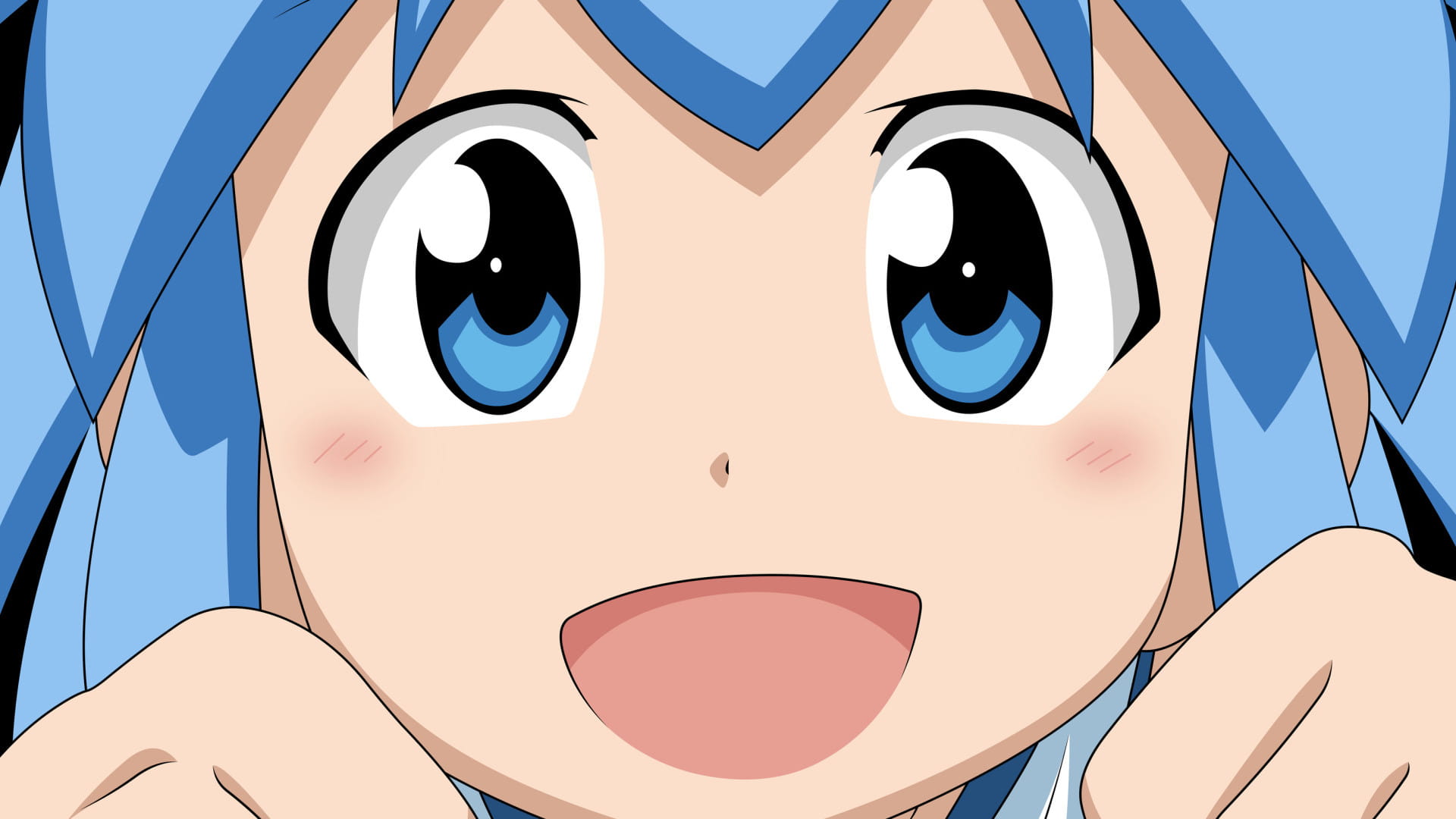 侵略!乌贼娘 高清电脑壁纸下载 的说