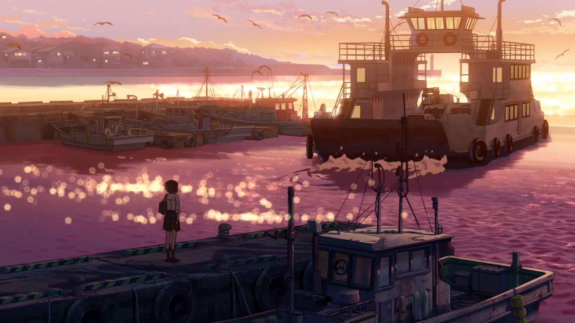 新海诚作品 十字路口 动漫电脑壁纸下载