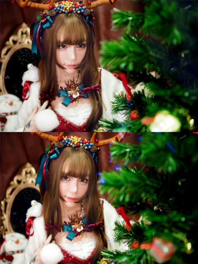 你见过这么可爱的驯鹿吗？圣诞快乐！