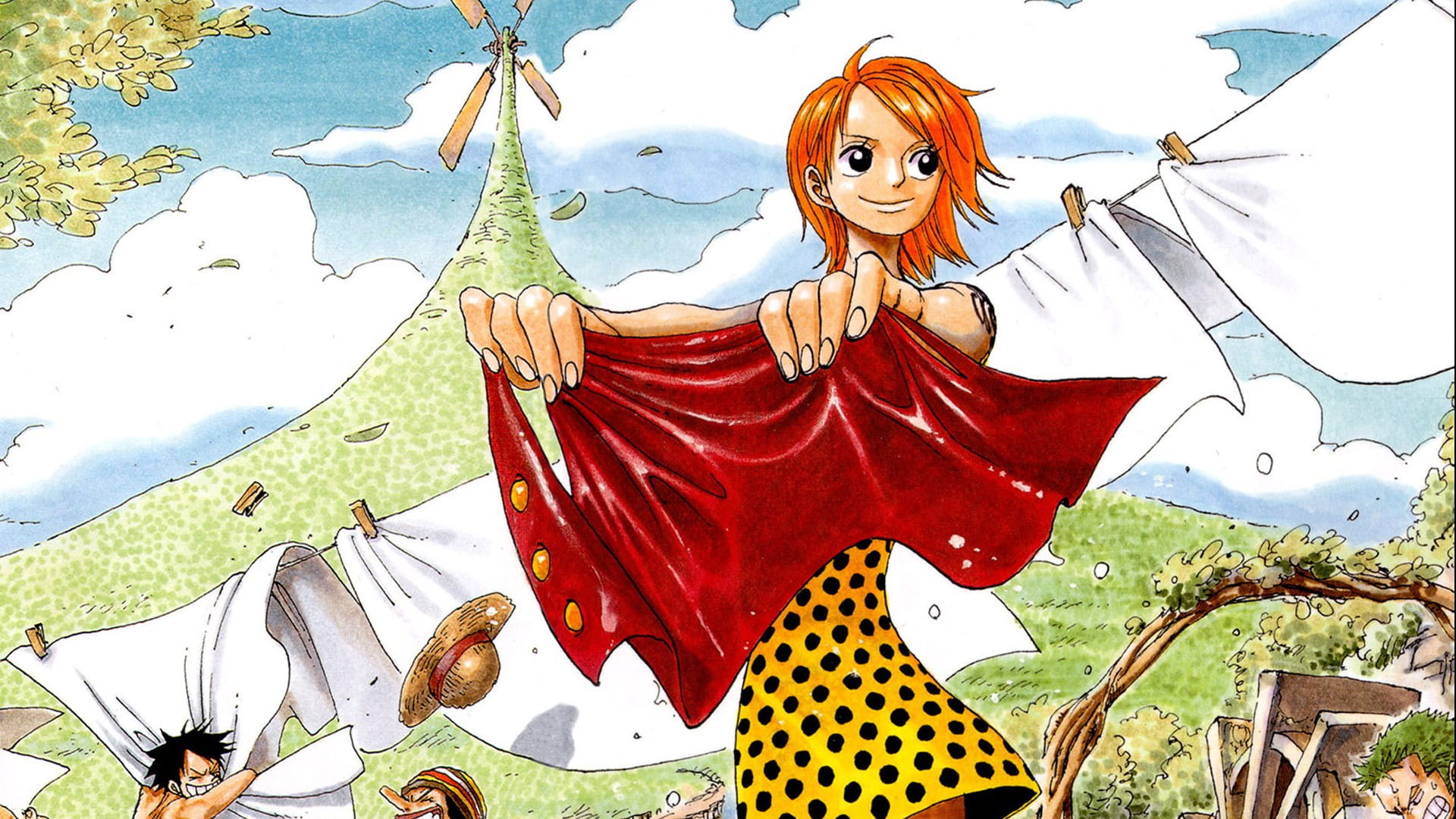 海贼王女海贼娜美高清电脑壁纸下载(1)