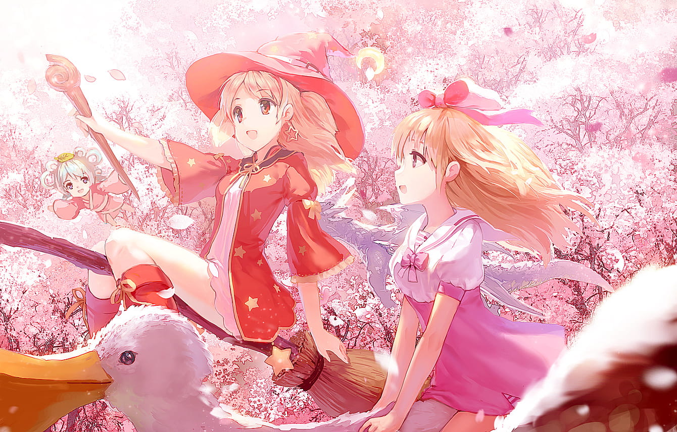 精细绘制美少女插画 电脑桌面壁纸(1)