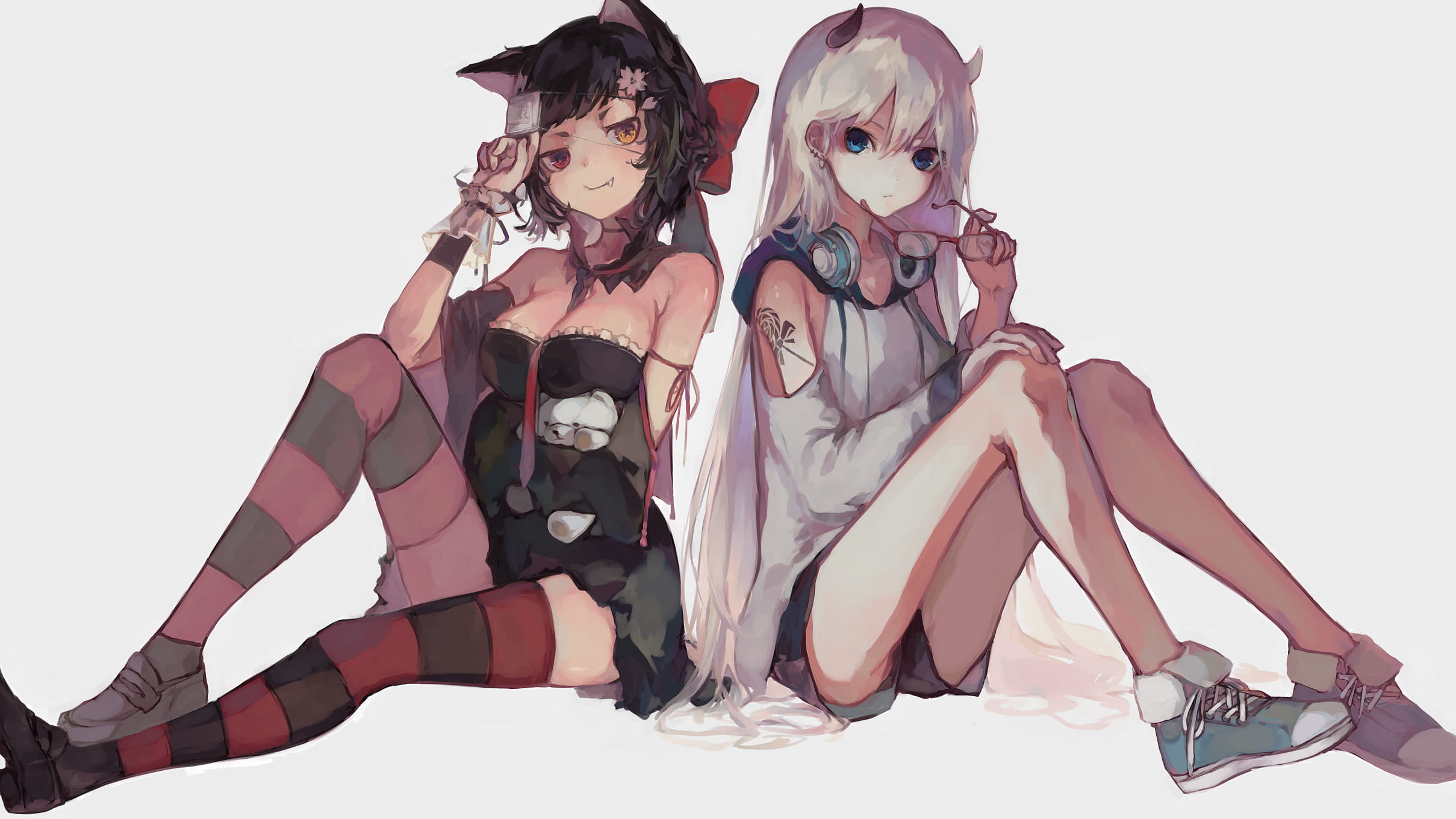 精细绘制美少女插画 电脑桌面壁纸(1)