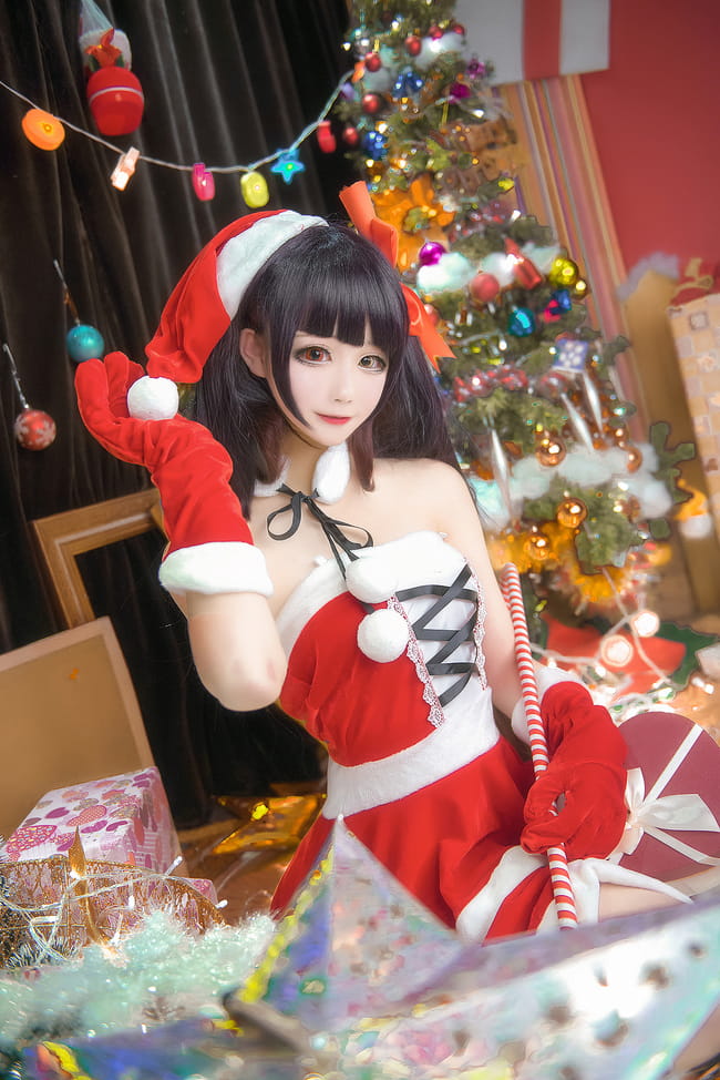 【授权】约会大作战 圣诞时崎狂三COS