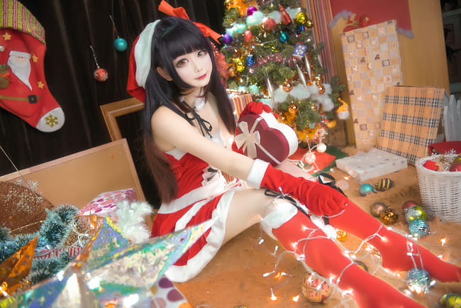 【授权】约会大作战 圣诞时崎狂三COS