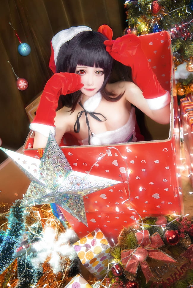 【授权】约会大作战 圣诞时崎狂三COS