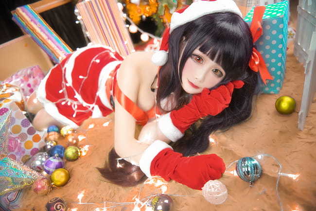 【授权】约会大作战 圣诞时崎狂三COS
