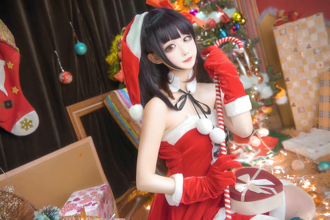 【授权】约会大作战 圣诞时崎狂三COS