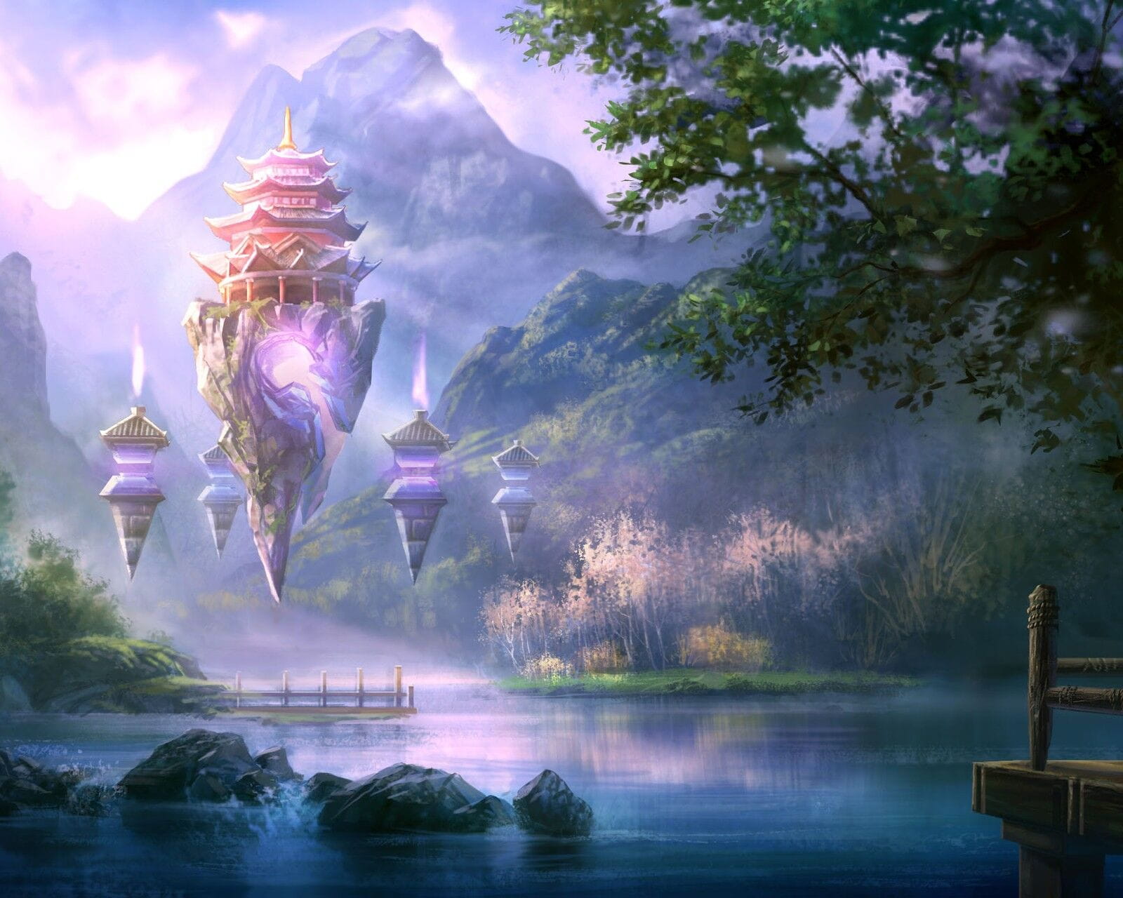 精美画质二次元风景图 滚动手机壁纸(1)