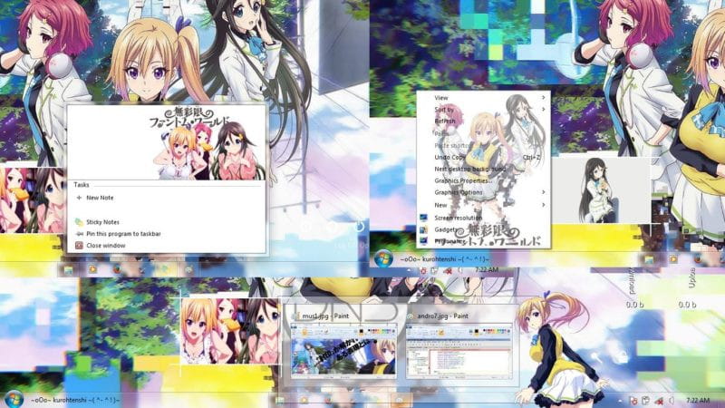 无彩限的怪灵世界 win7主题下载