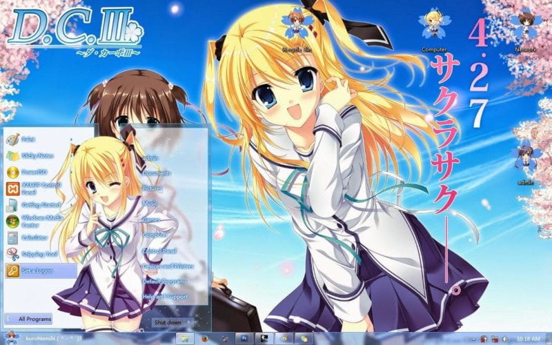 初音岛3（Da Capo III）win7电脑主题下载