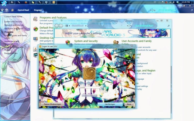 V家 苍姬lapis（苍姫ラピス）win7动漫主题下载