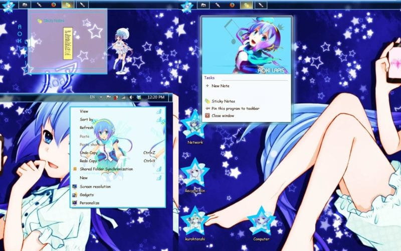 V家 苍姬lapis（苍姫ラピス）win7动漫主题下载