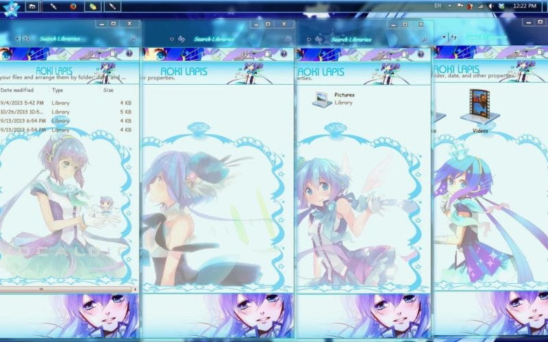 V家 苍姬lapis（苍姫ラピス）win7动漫主题下载