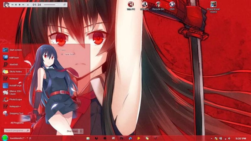 斩妹 斩·赤红之瞳!win8.1主题下载