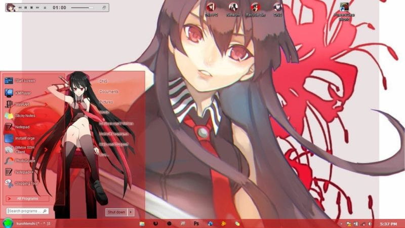 斩妹 斩·赤红之瞳!win8.1主题下载