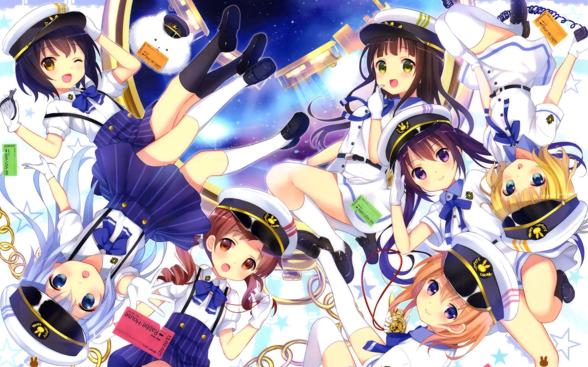 请问您今天要来点兔子吗动漫高清电脑桌面壁纸(1)