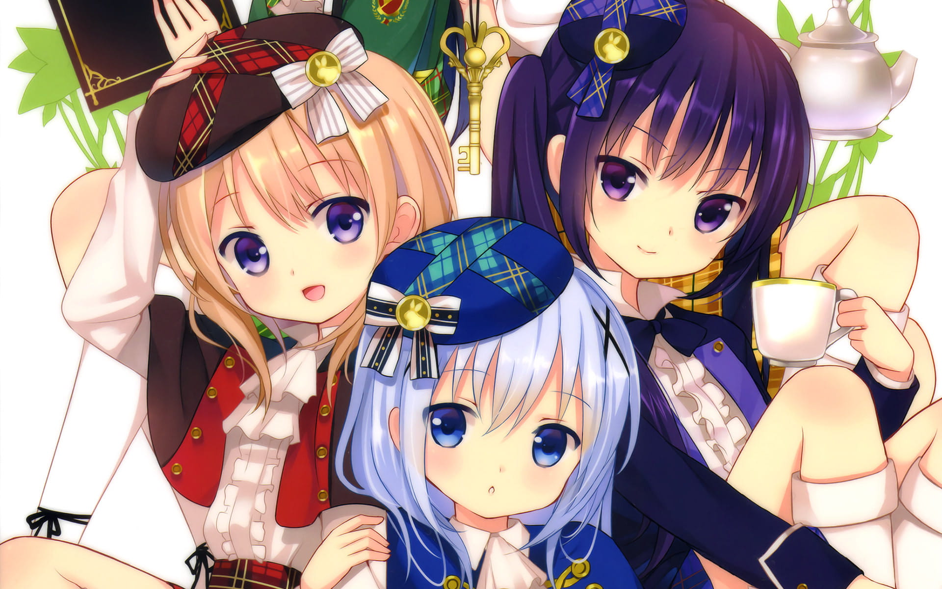 请问您今天要来点兔子吗动漫高清电脑桌面壁纸(1)