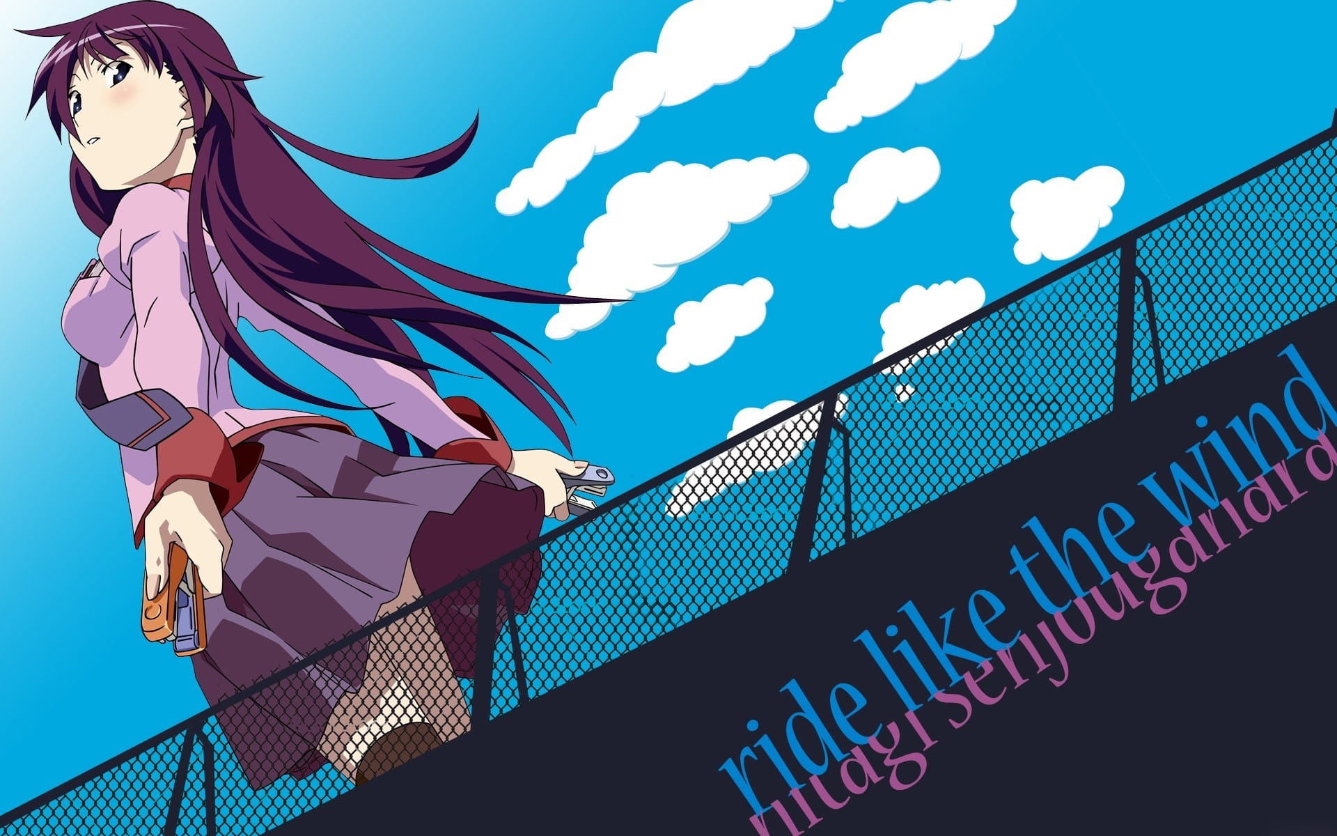 日本动漫《伪物语》动漫高清电脑桌面壁纸(1)