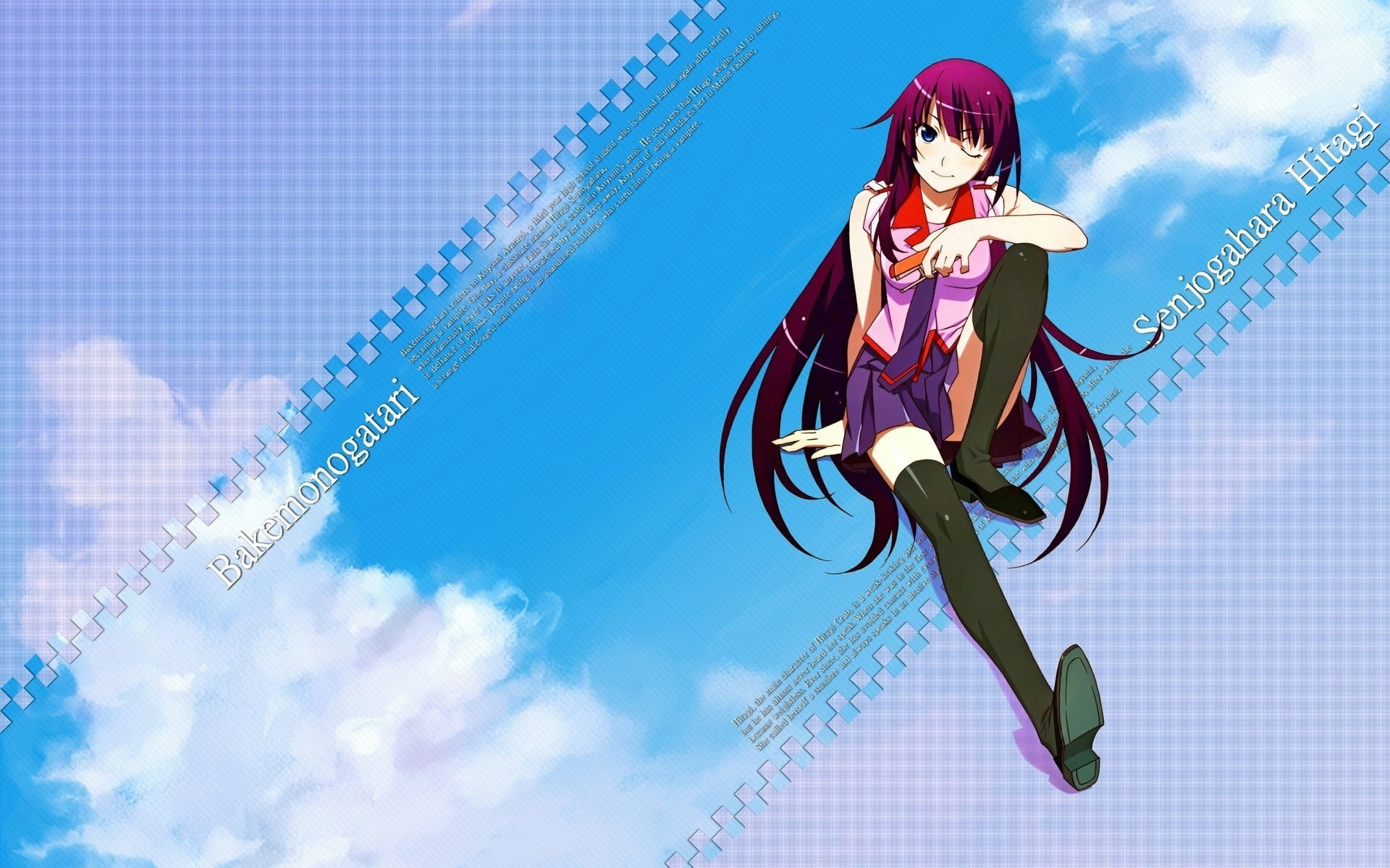 日本动漫《伪物语》动漫高清电脑桌面壁纸(1)