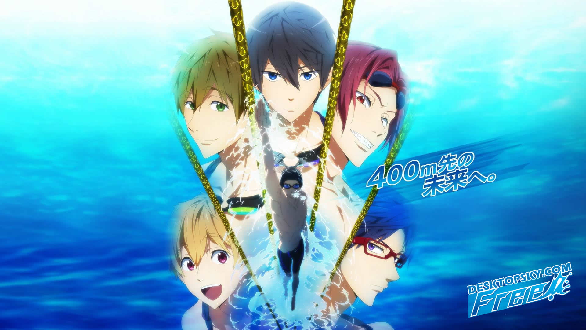 Free!男子游泳部动漫电脑桌面壁纸第二辑(1)