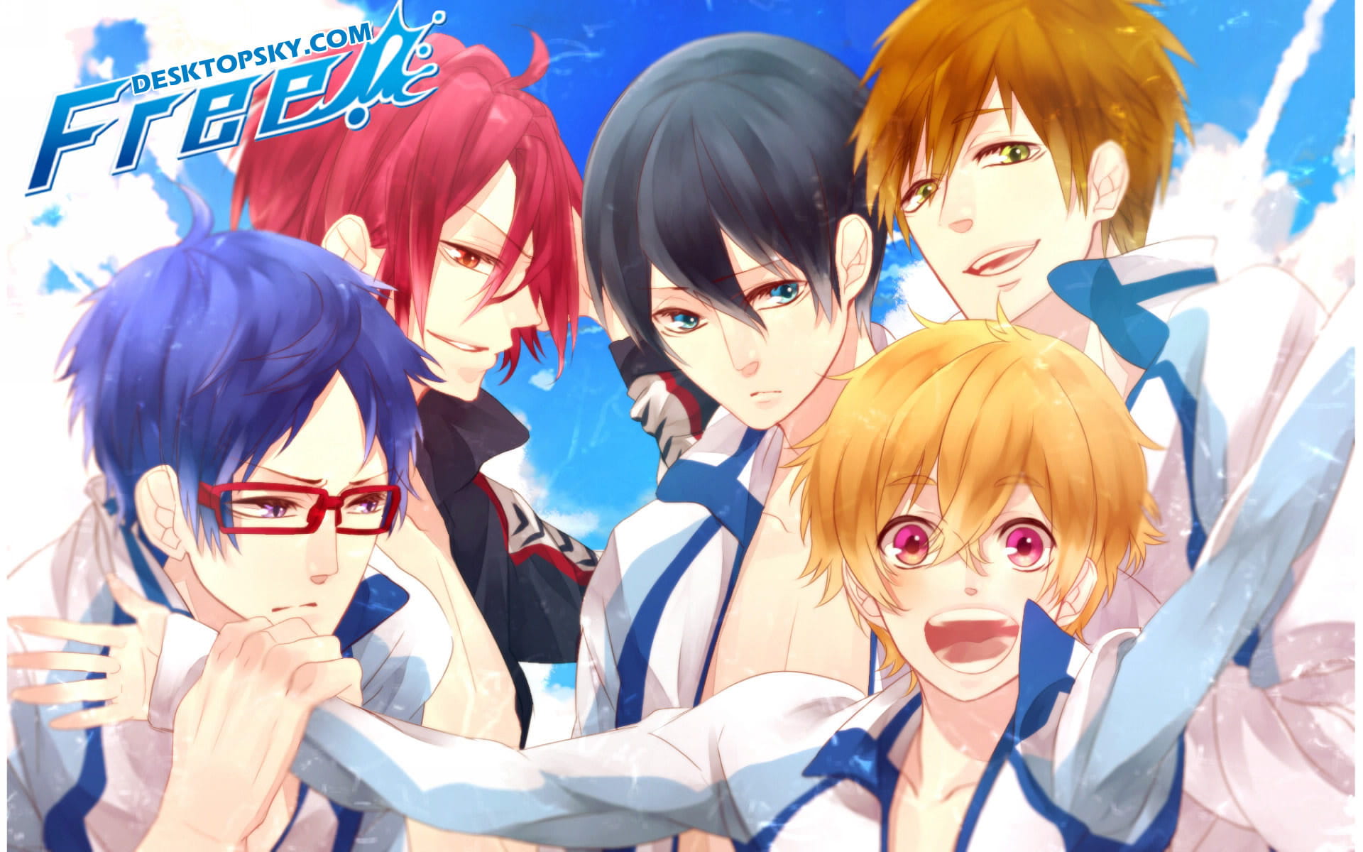 Free!男子游泳部动漫电脑桌面壁纸第二辑(1)