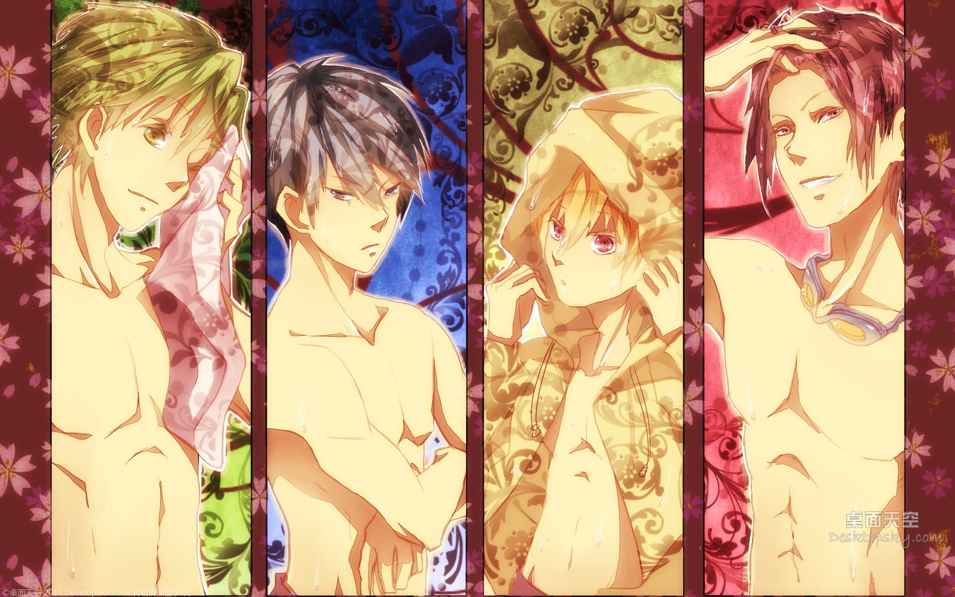 Free!男子游泳部动漫电脑桌面壁纸第一辑(1)