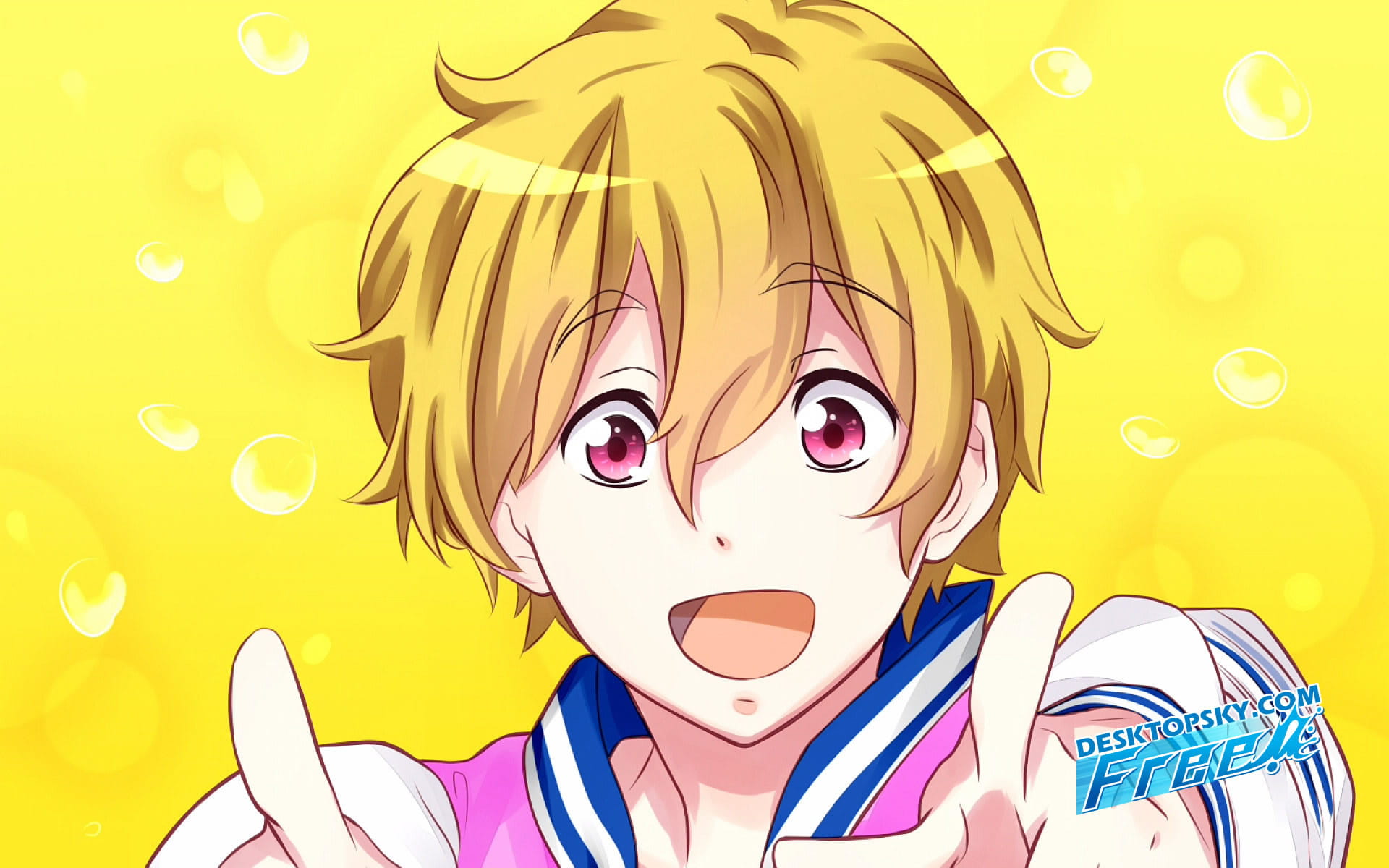 Free!男子游泳部动漫电脑桌面壁纸第一辑(1)