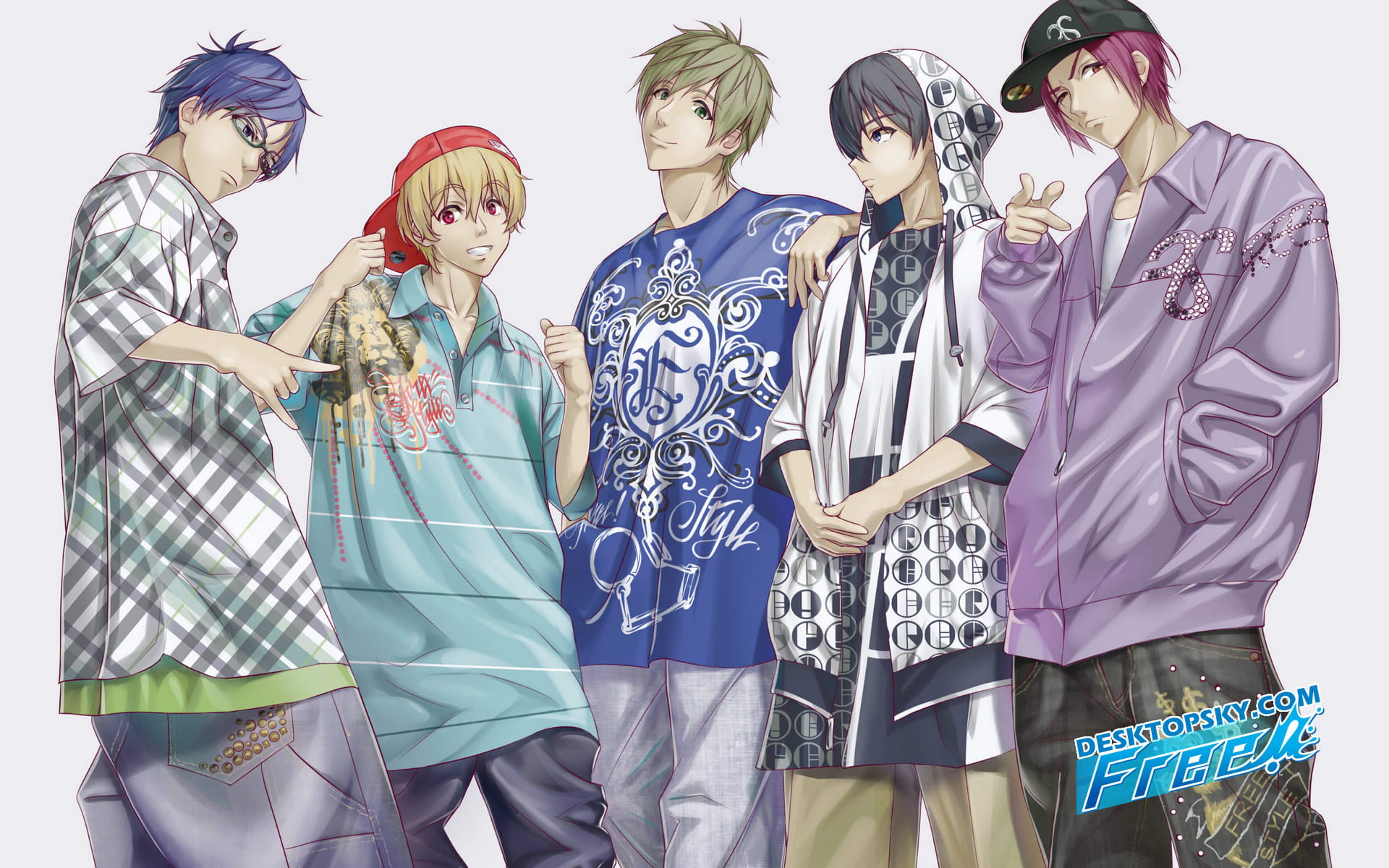 Free男子游泳部高清动漫桌面壁纸(一)(1)