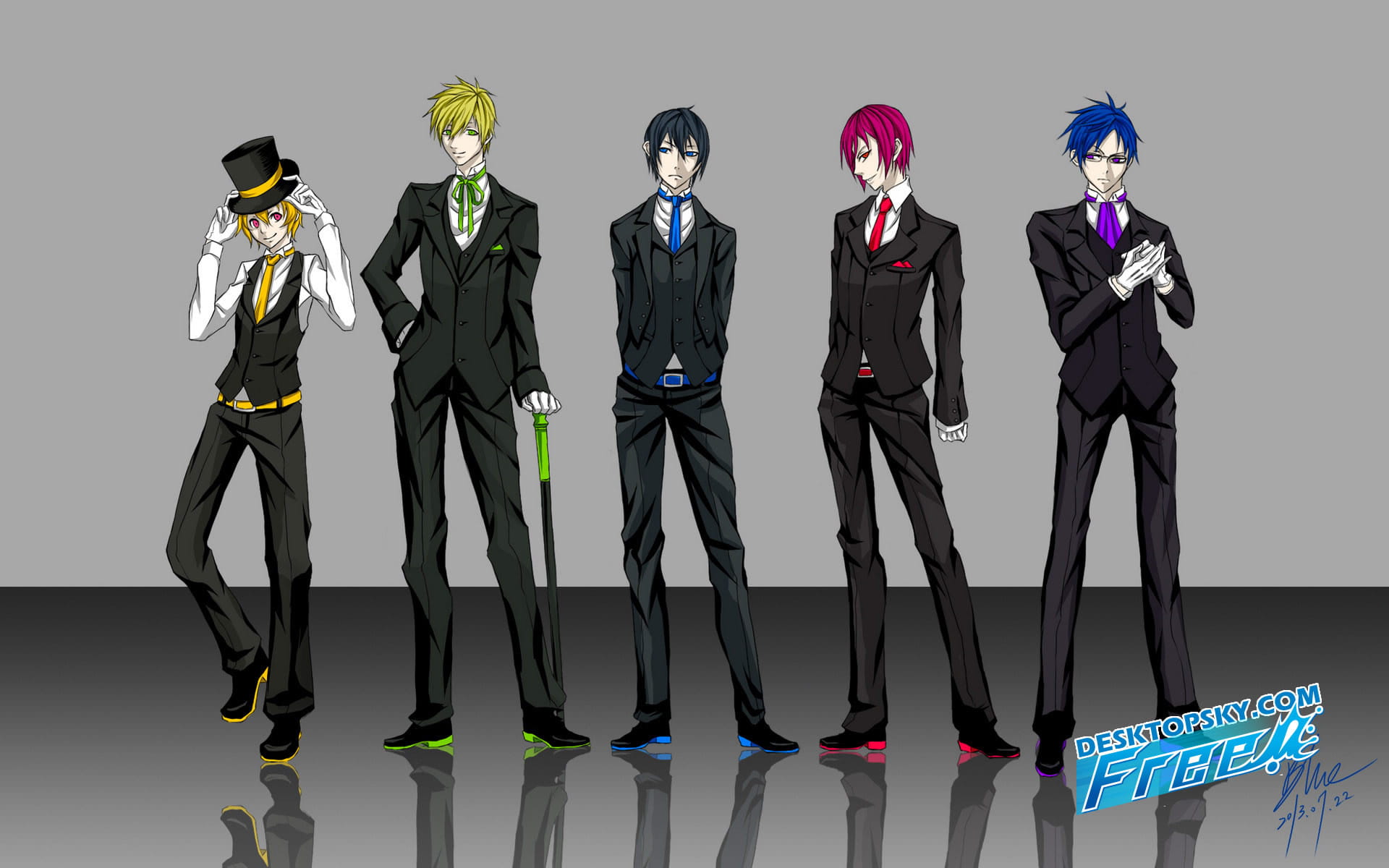 Free男子游泳部高清动漫桌面壁纸(一)(1)