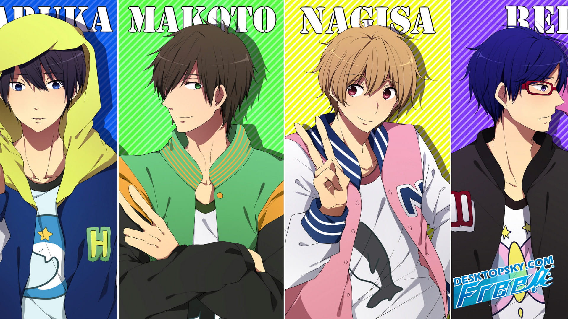 Free男子游泳部高清动漫桌面壁纸(一)(1)