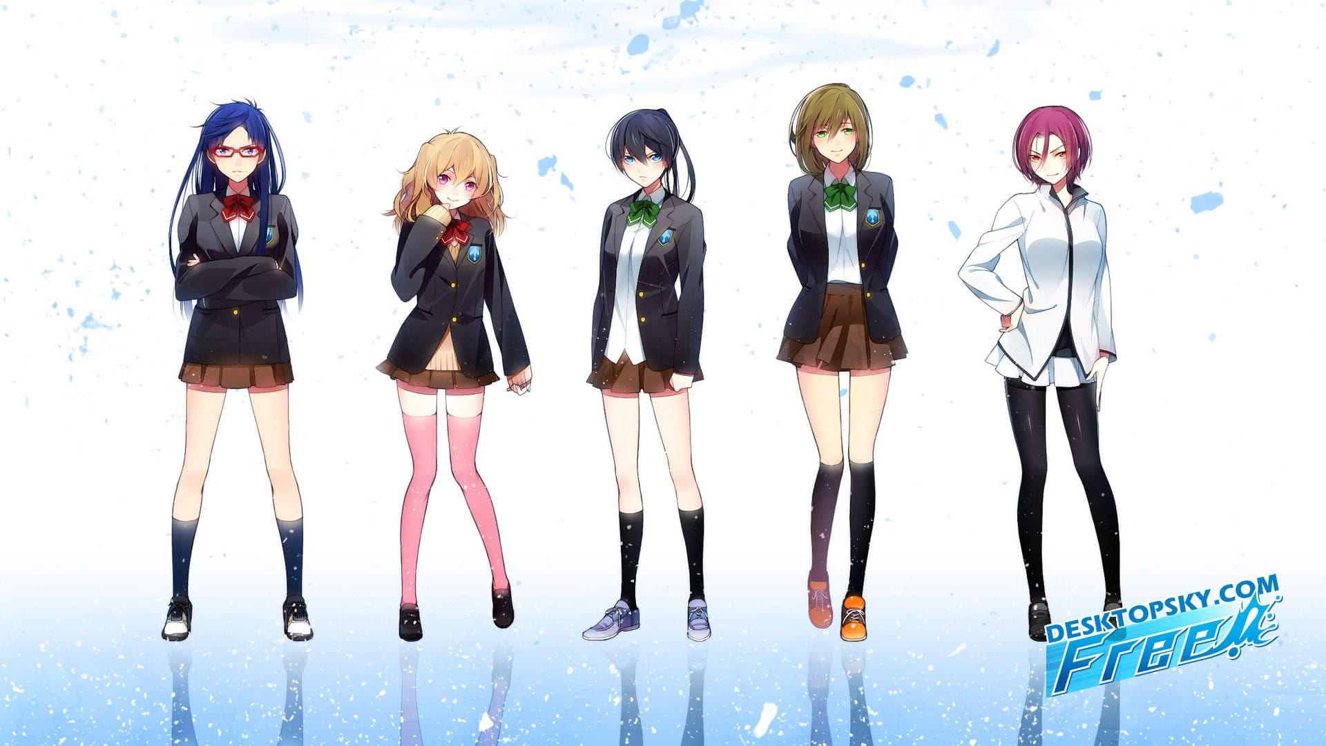 Free男子游泳部高清动漫桌面壁纸(一)(1)