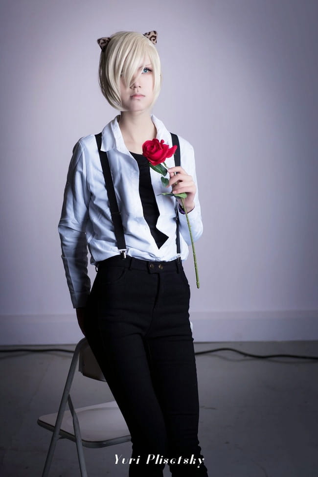 冰上的尤里 尤里·普利赛提 超可爱cosplay场照(1)