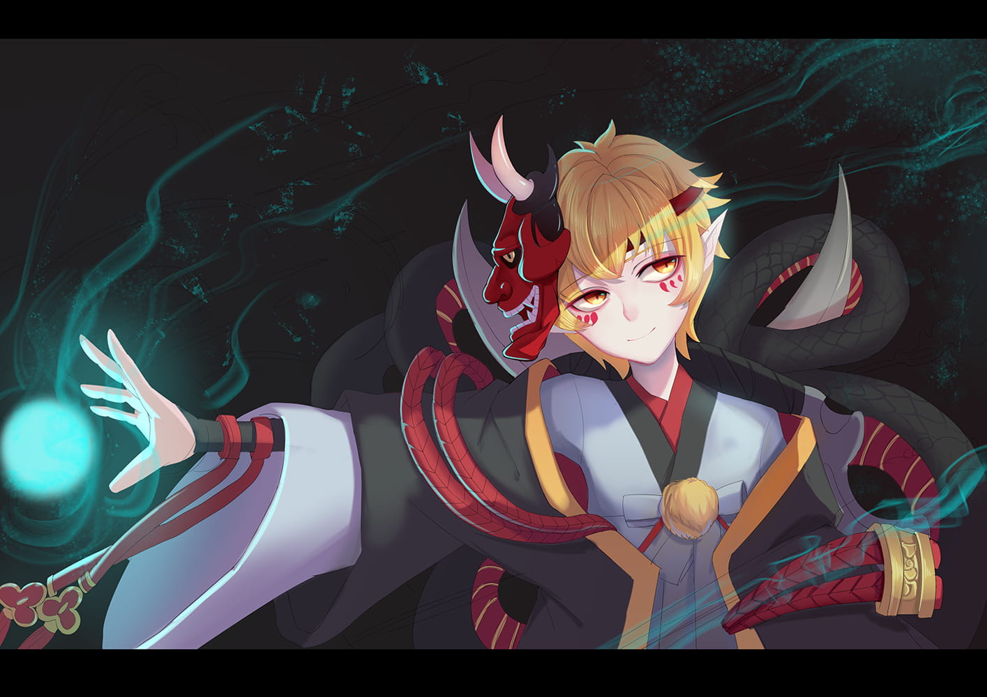 阴阳师同人插画 电脑桌面壁纸(1)