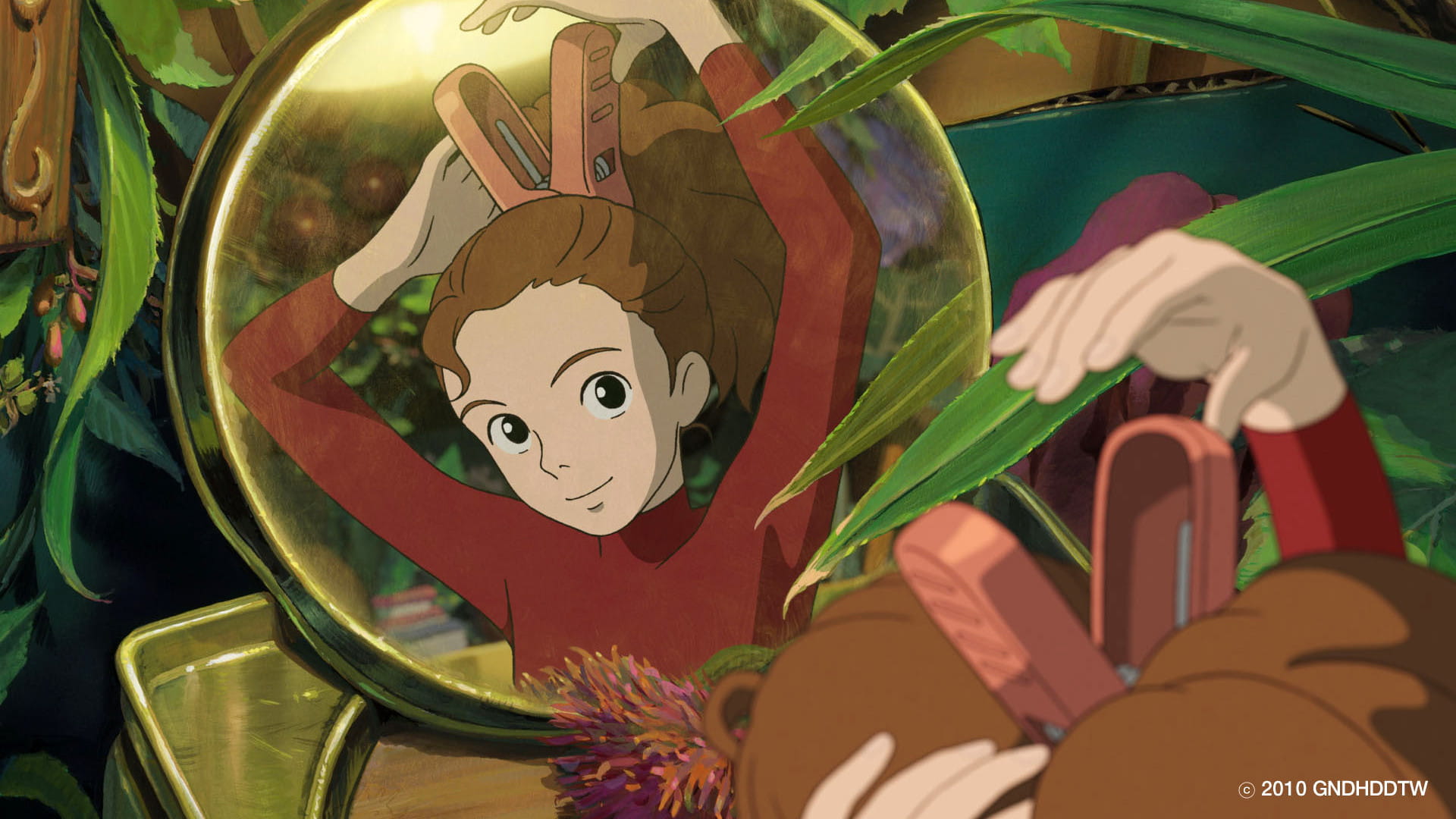 借东西的小人阿莉埃蒂高清动漫电脑壁纸(1)