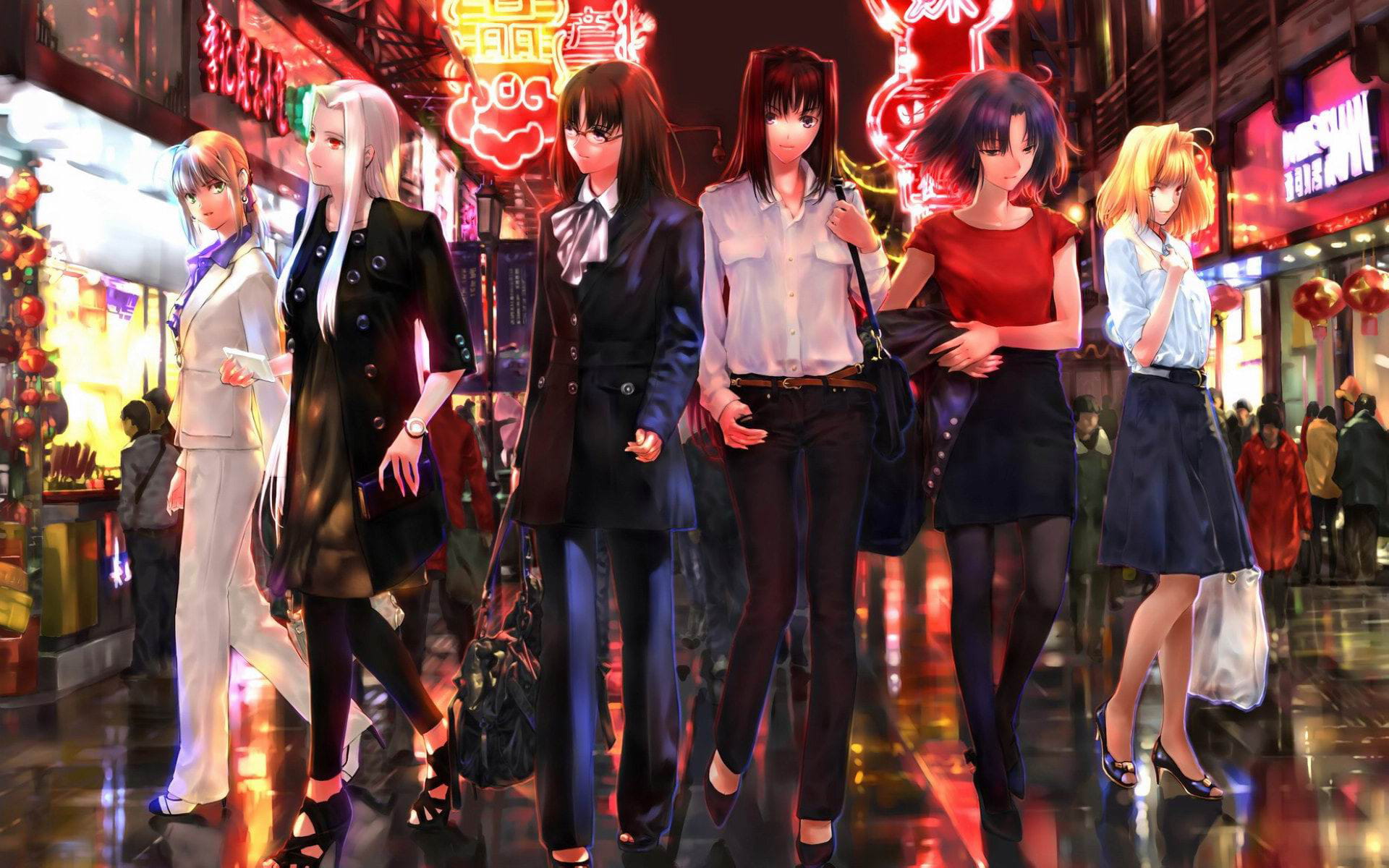 空之境界 两仪式 高清动漫电脑桌面壁纸(1)