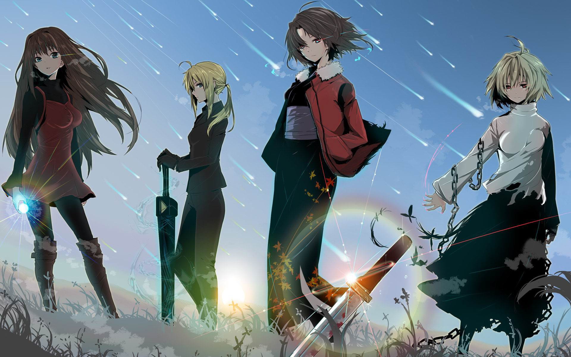 空之境界 两仪式 高清动漫电脑桌面壁纸(1)