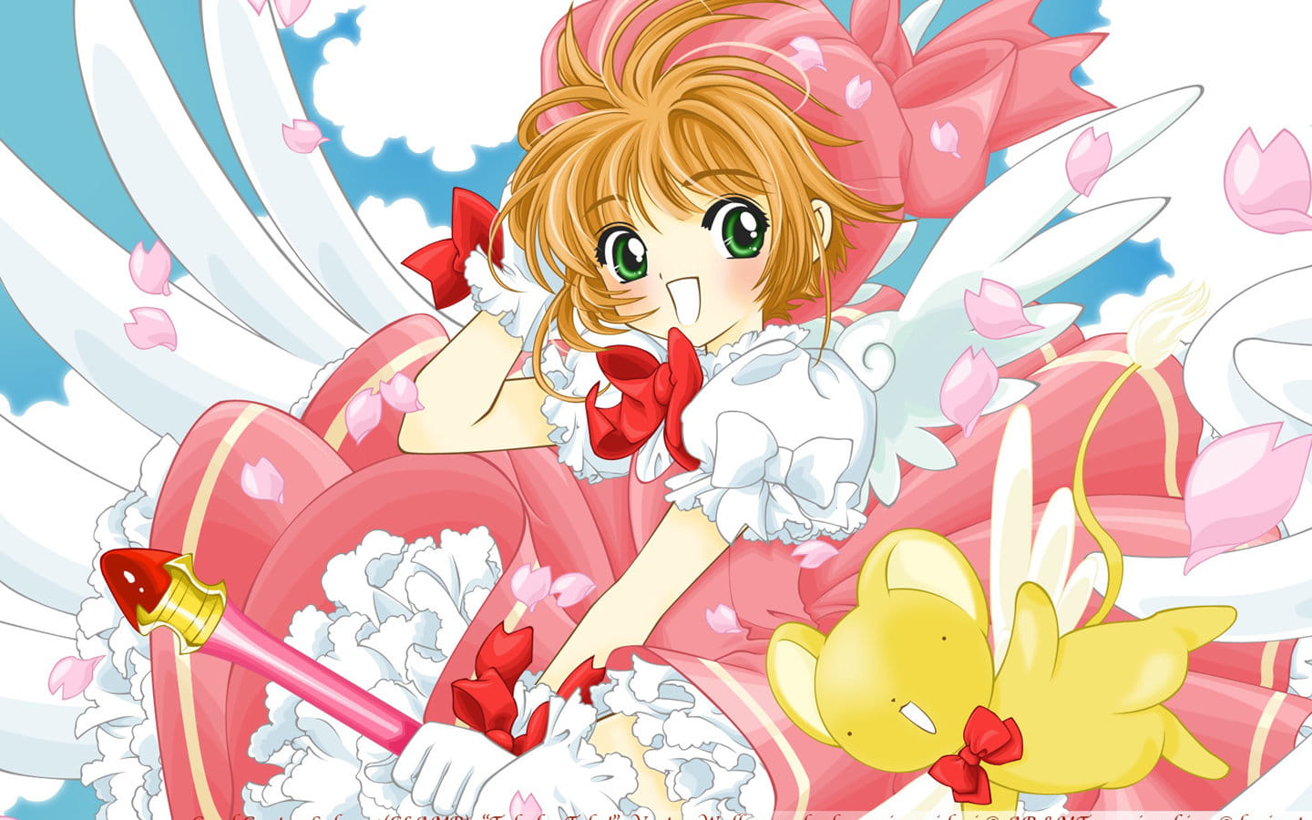 初代萌王百变小樱魔术卡木之本樱电脑壁纸(1)