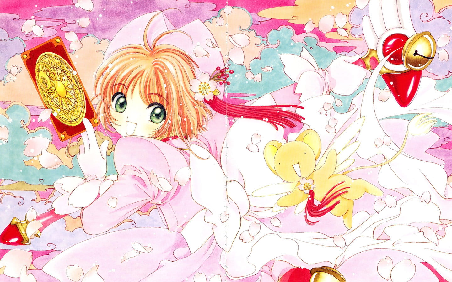 初代萌王百变小樱魔术卡木之本樱电脑壁纸(1)