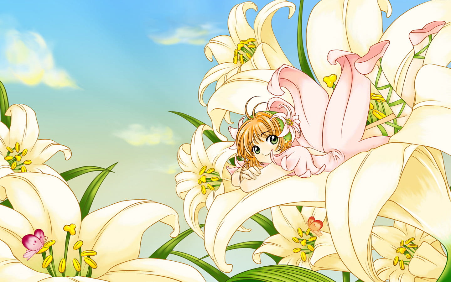 初代萌王百变小樱魔术卡木之本樱电脑壁纸(1)