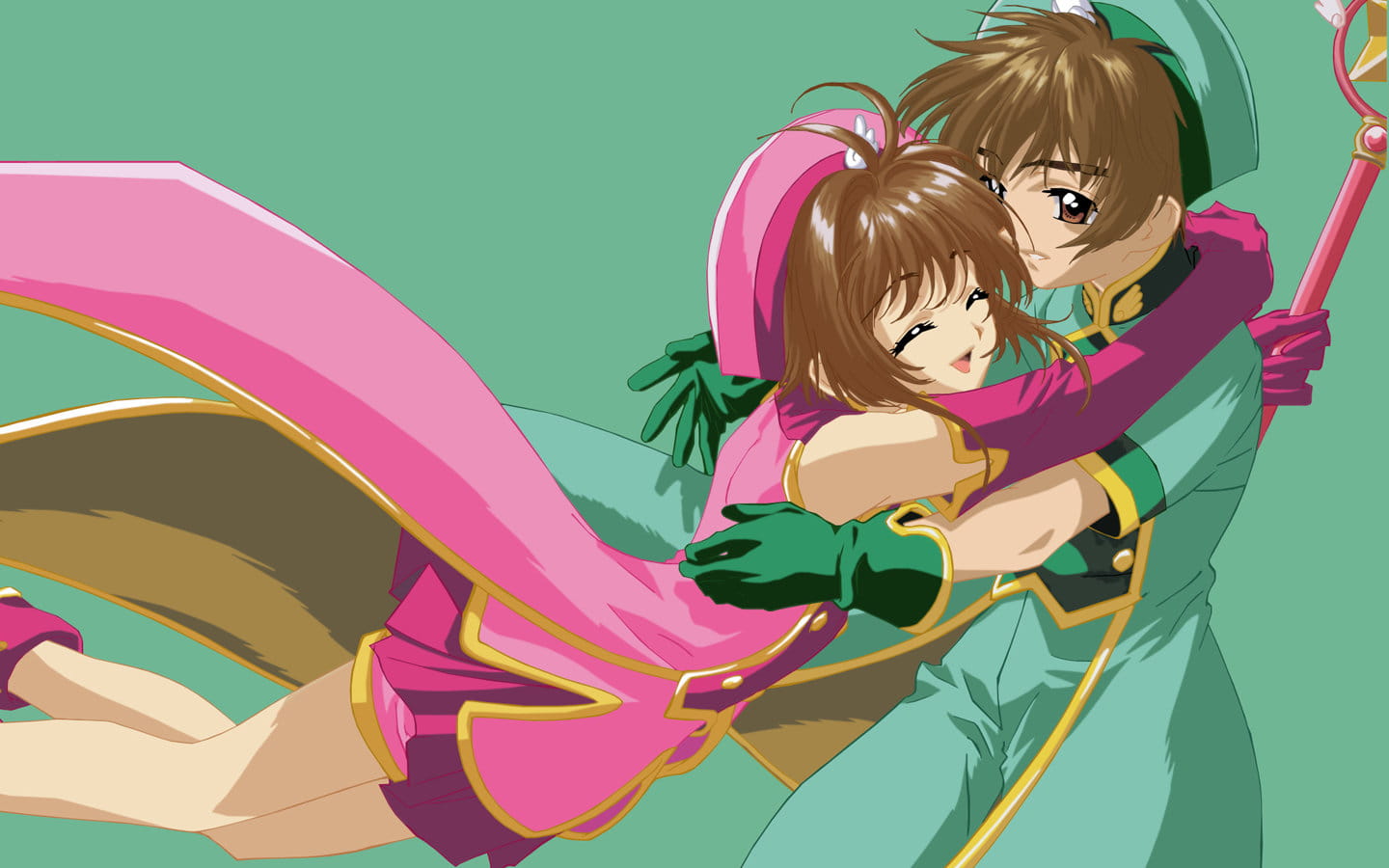 初代萌王百变小樱魔术卡木之本樱电脑壁纸(1)