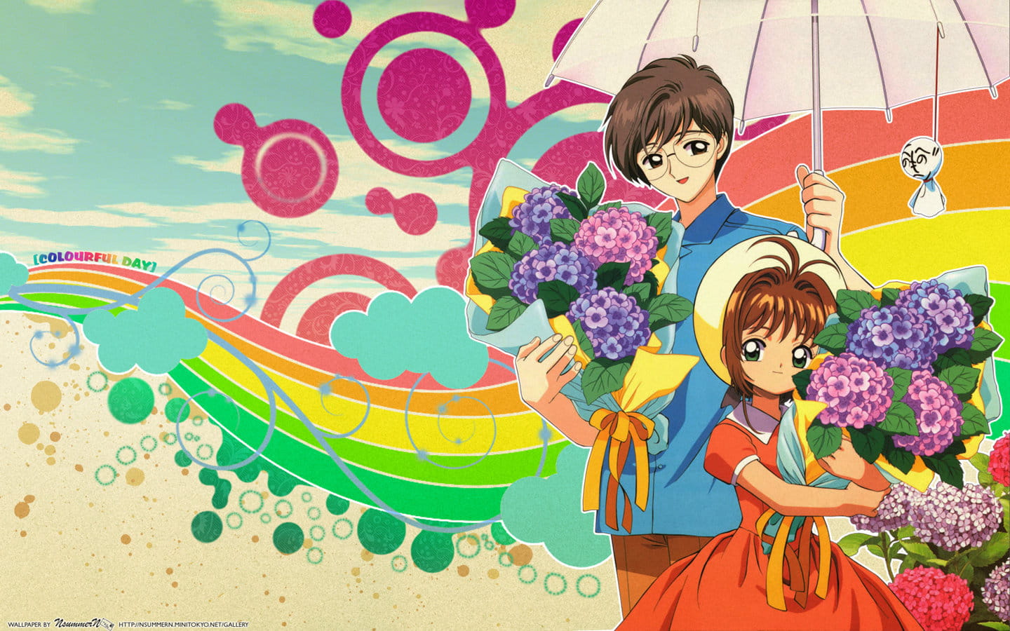 初代萌王百变小樱魔术卡木之本樱电脑壁纸(1)