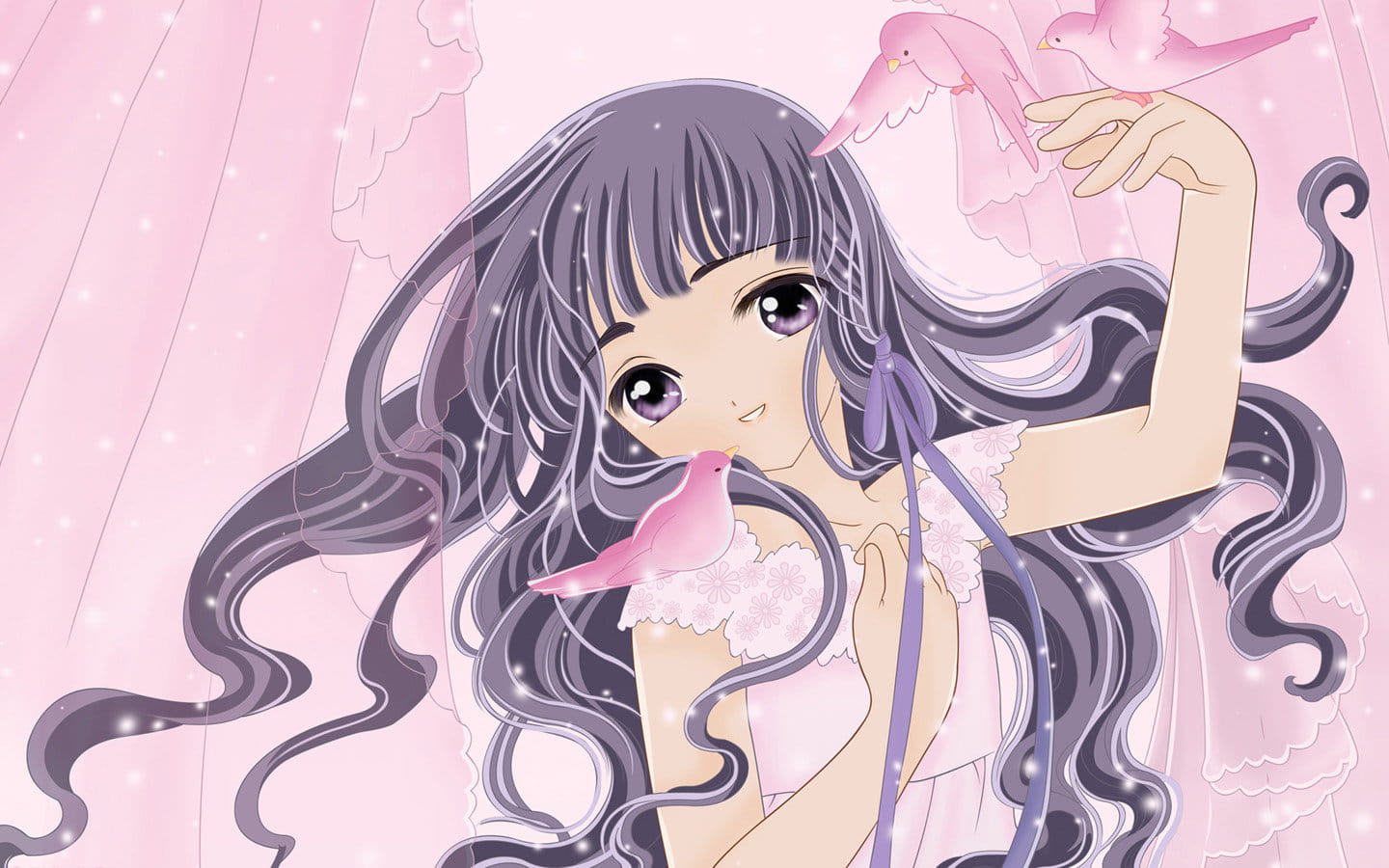 初代萌王百变小樱魔术卡木之本樱电脑壁纸(1)