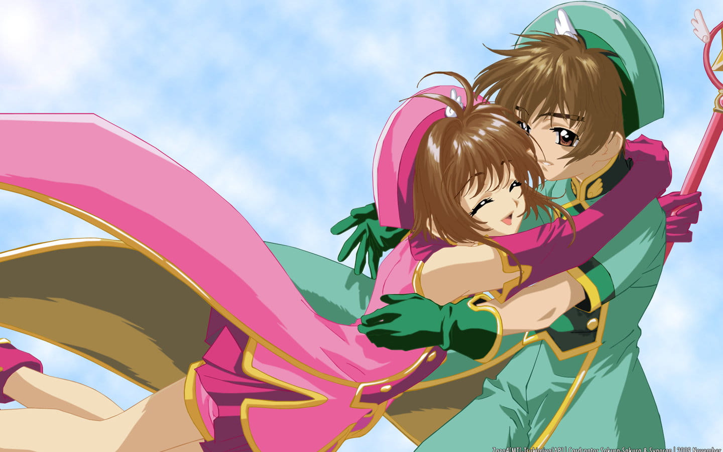 初代萌王百变小樱魔术卡木之本樱电脑壁纸(1)