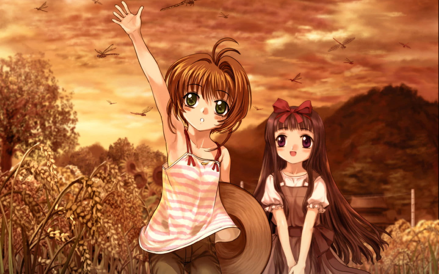 初代萌王百变小樱魔术卡木之本樱电脑壁纸(1)