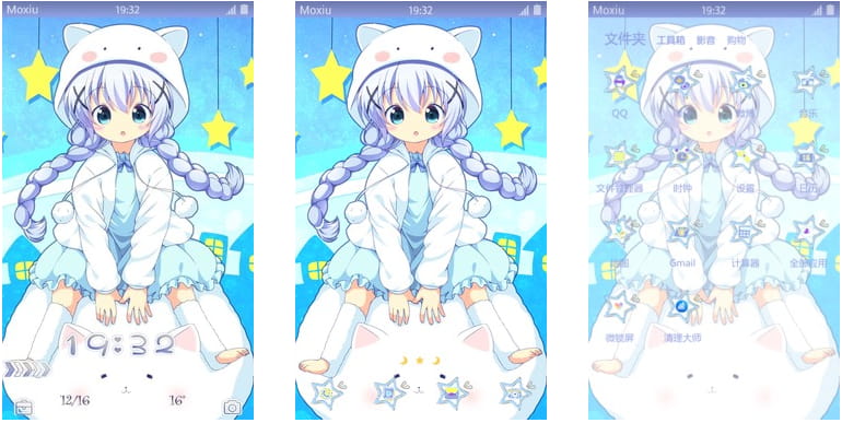 点兔 香风智乃 安卓手机主题下载