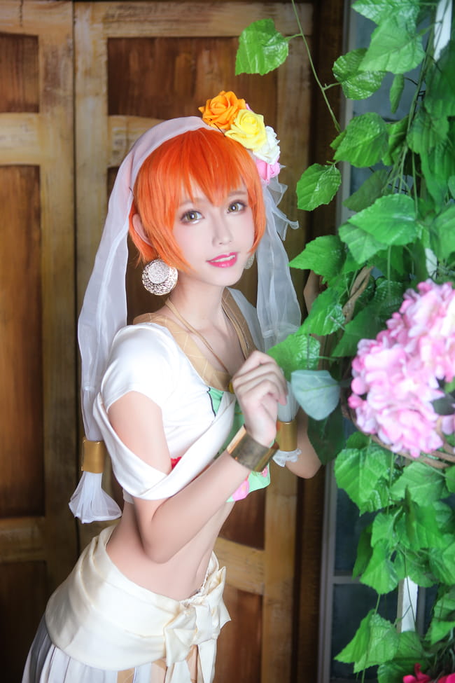 lovelive！ 星空凛 舞娘未觉醒cosplay(1)