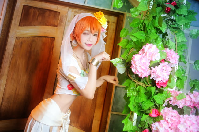 lovelive！ 星空凛 舞娘未觉醒cosplay(1)