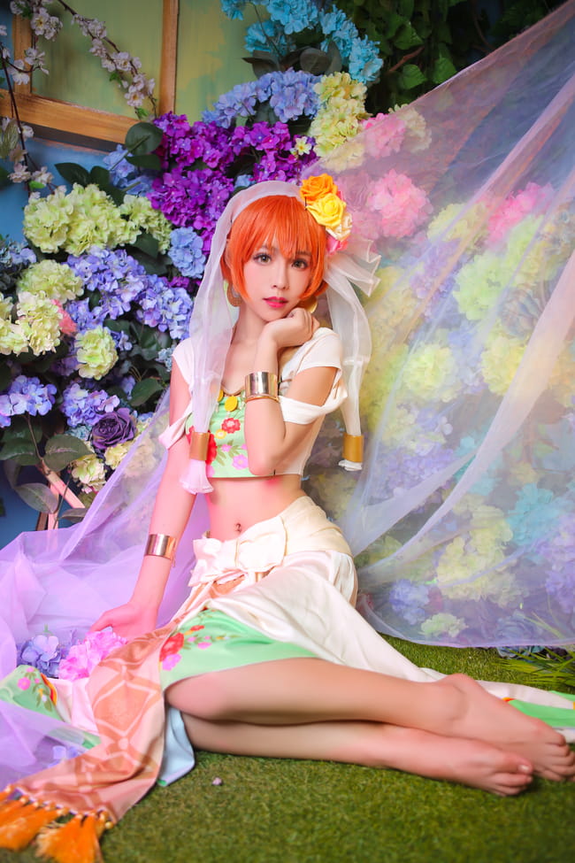 lovelive！ 星空凛 舞娘未觉醒cosplay(1)