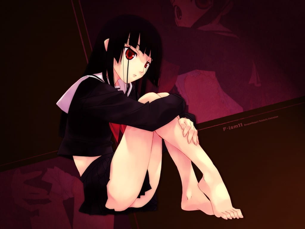 日式少女阎魔爱 地狱少女高清壁纸下载(1)