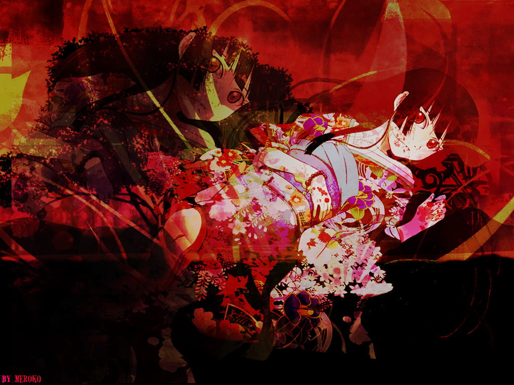 日式少女阎魔爱 地狱少女高清壁纸下载(1)